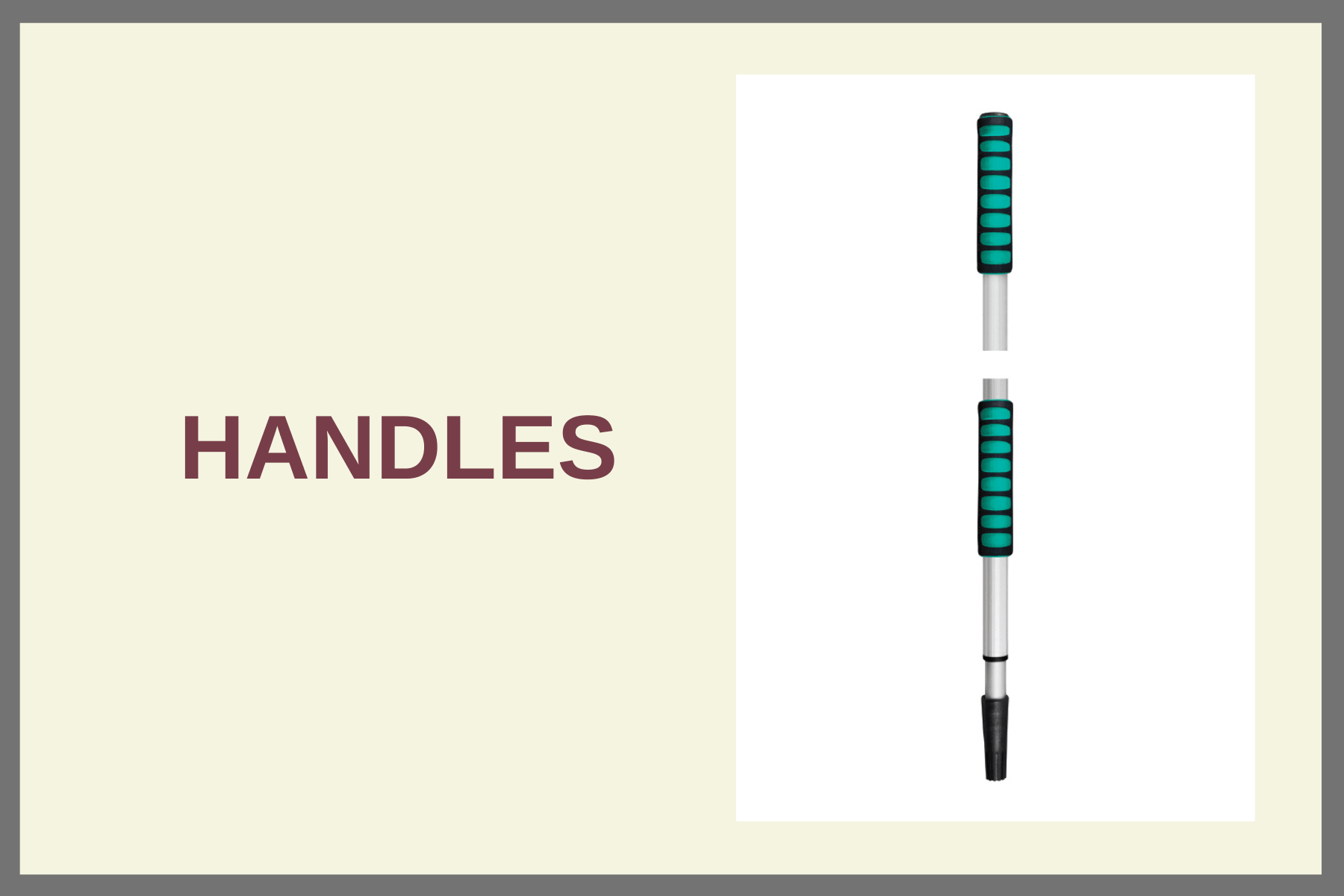 handle handles pole poles telescopic metal aluminium wood wooden italian greek french us